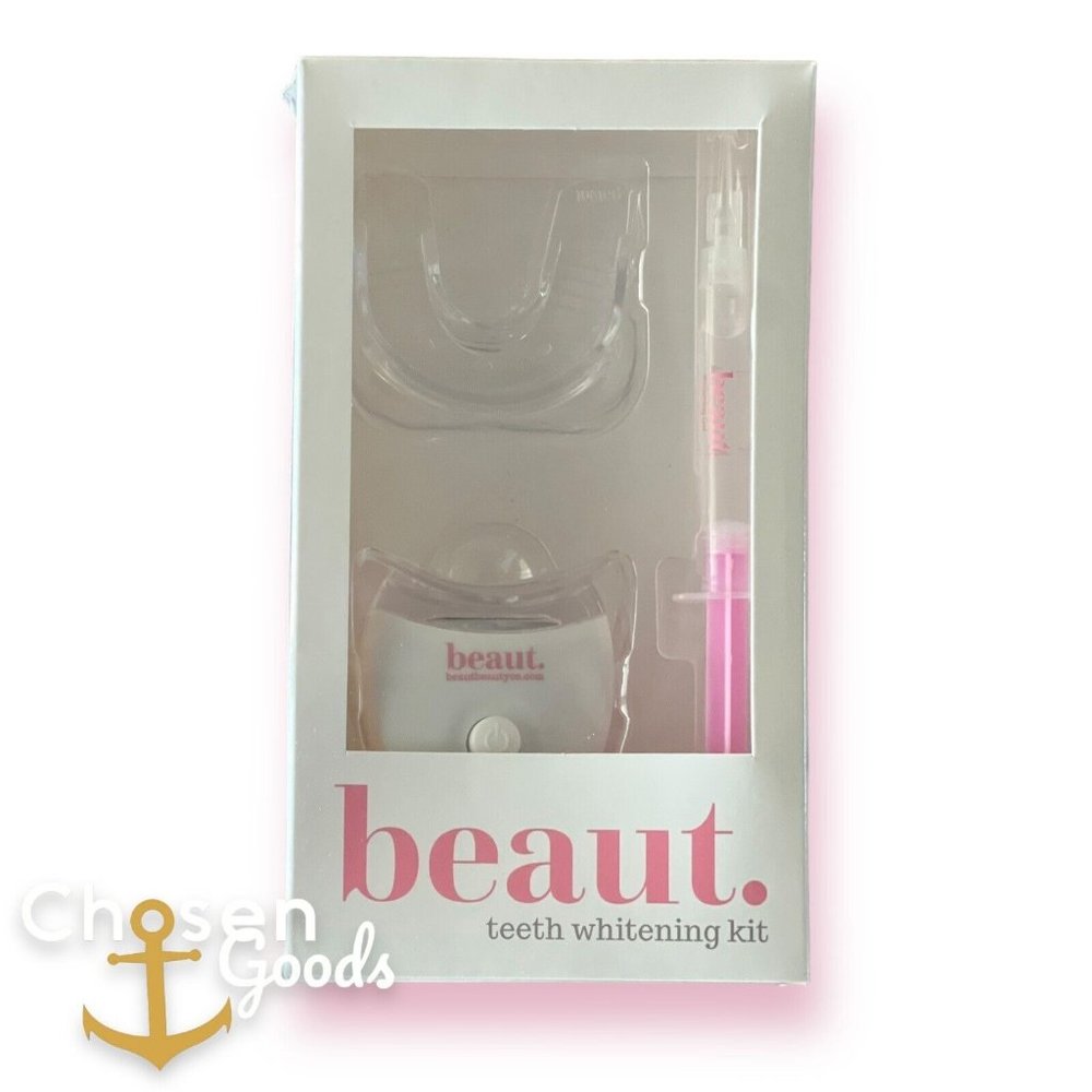 New Professional LED Teeth Whitening Kit 3pc Beaut Sealed Box No Expiration Date
